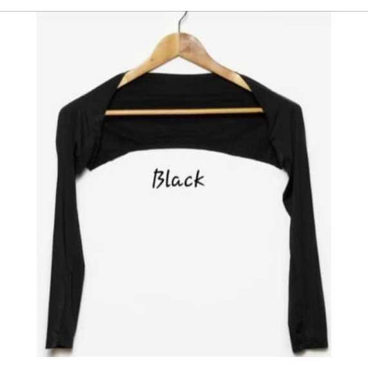 Pekanbaru Manset Balero Crop Top Wanita / Manset Balero Tangan Panjang