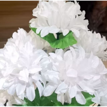 Pekanbaru Bunga Pompom Mum Dandelion Premium Bunga Plastik Bunga Artificial Bunga Palsu Bunga Hias
