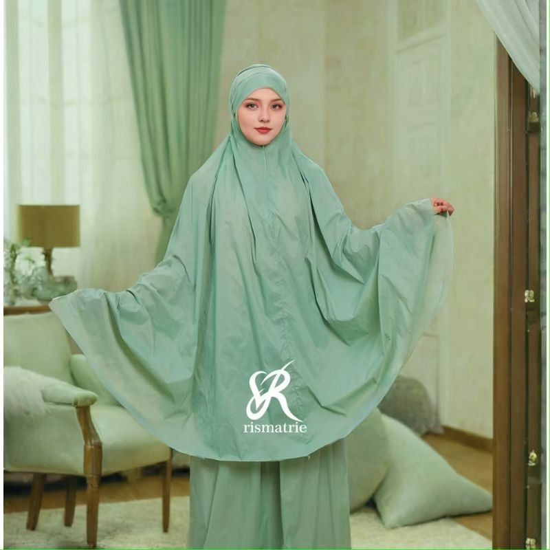 Pekanbaru Mukena Mini Parasut Premium Korea 3In1 Travel