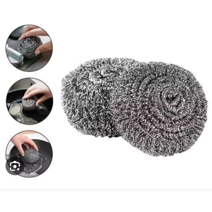 Pekanbaru [HR] Sabut Stainless Kawat Cuci Piring Ekonomis Kemasan 1Pcs Pembersih Kerang Panci dan Piring