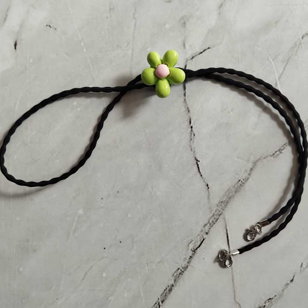Pekanbaru [YL] Strap Masker 2 in 1/ Kalung Masker / Kalung Gantungan Masker Multifungsi Bisa dipakai utk Hijab / Strap Masker Pita/Kalung Masker Hijab 2 in 1 Stap Masker Elastis Konektor Masker Boba
