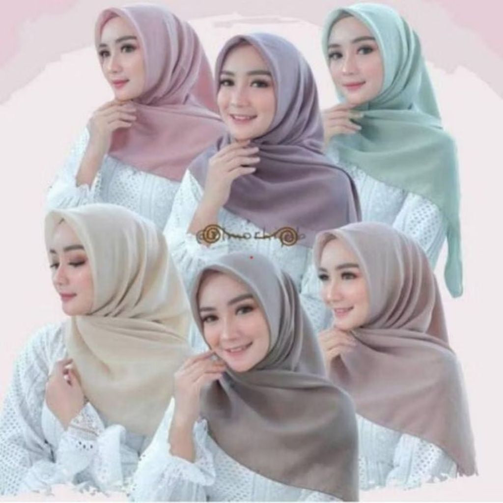 Pekanbaru Jilbab bella square premium per 10 pcs harga grosir