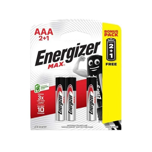 Pekanbaru Energizer Max Battery Aaa Isi 2+1