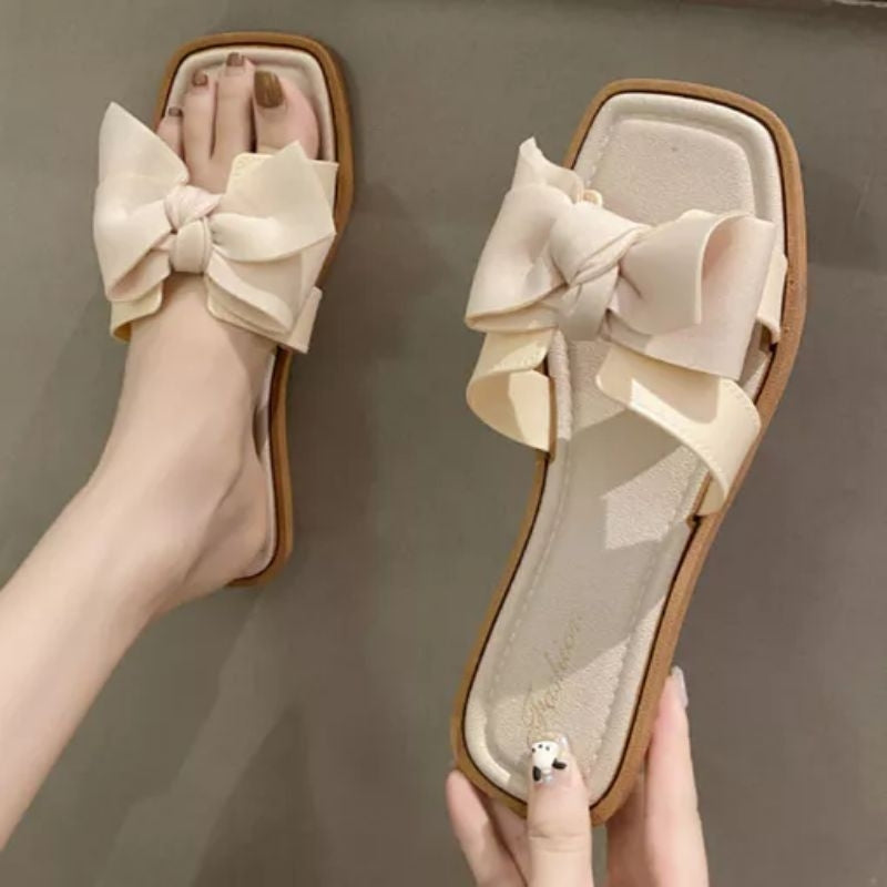 Pekanbaru Sandal Slop Wanita / Sandal Flat Wanita Korea Import / Sandal