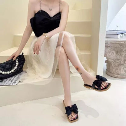 Pekanbaru Sandal Slop Wanita / Sandal Flat Wanita Korea Import / Sandal