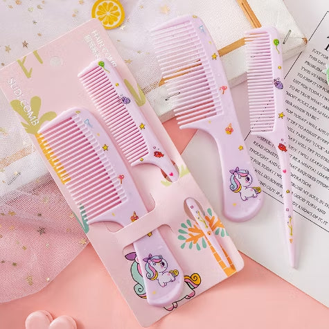 Pekanbaru HR- Set Sisir Karakter Lucu / Sisir Anak Set Isi 2pcs Karakter Kartun Lucu