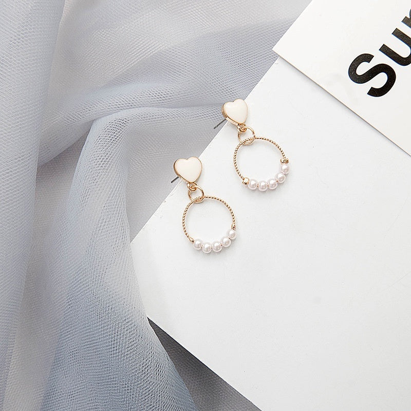 Pekanbaru Anting Wanita Mutiara Bentuk Pita Clover Kelinci Beruang Permata Berlian Simple Elegan Anting Tusuk Cute Woman Earrings Anting Berkualitas Korean Style