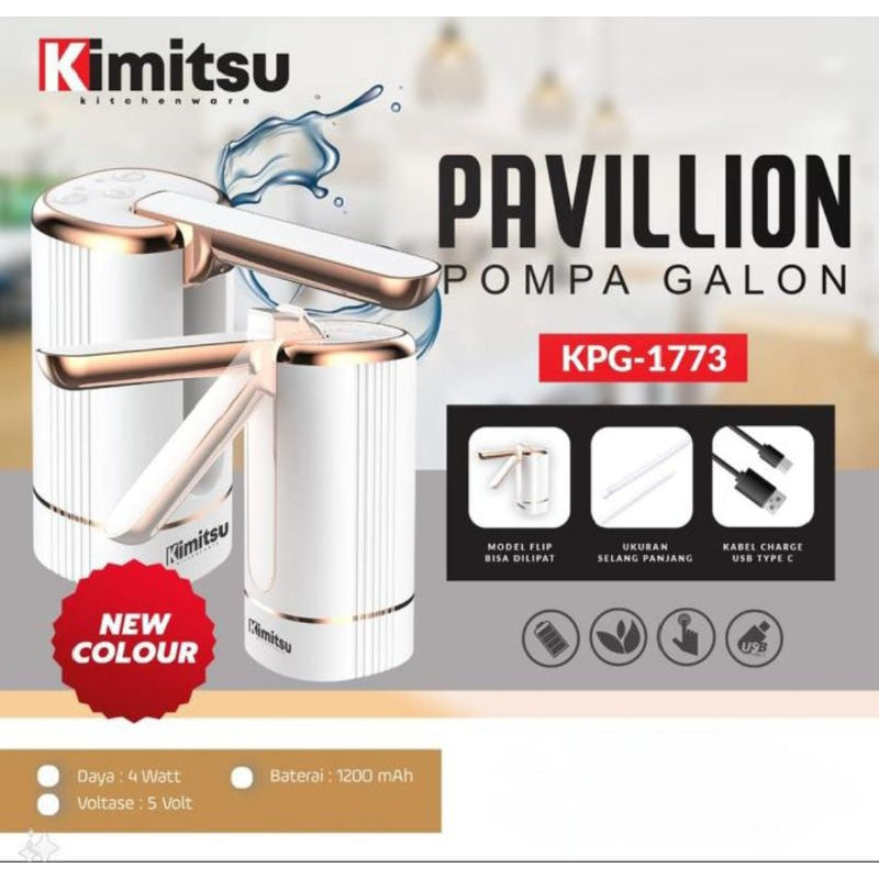 Pekanbaru Pompa Air Galon Elektrik Kimitsu Kgp-1773 / Pompa Galon Kimitsu Kgp 1773