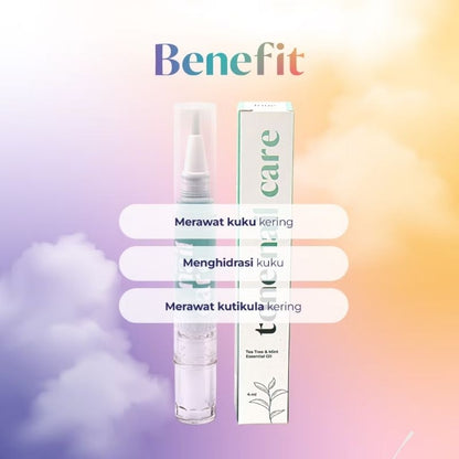 Pekanbaru Brasov Vitamin Kuku Nail Care Pen Tone 4Ml With Essential Oil | Lavender, Tea Tree, Myrtlelemon Nail Care