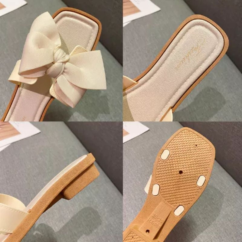 Pekanbaru Sandal Slop Wanita / Sandal Flat Wanita Korea Import / Sandal