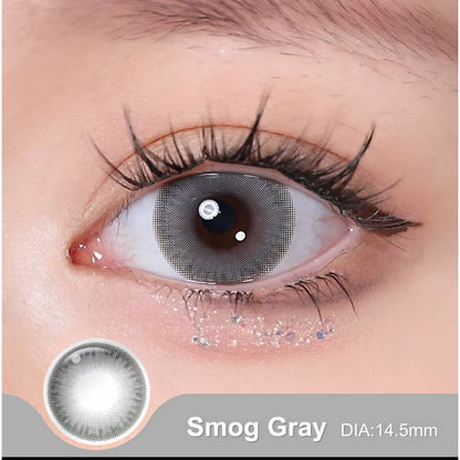 Pekanbaru Magister Softlens Minus Nils Brown Gray 14.2Mm 14.5Mm Lensa Kontak Warna Natural Lens Wedding