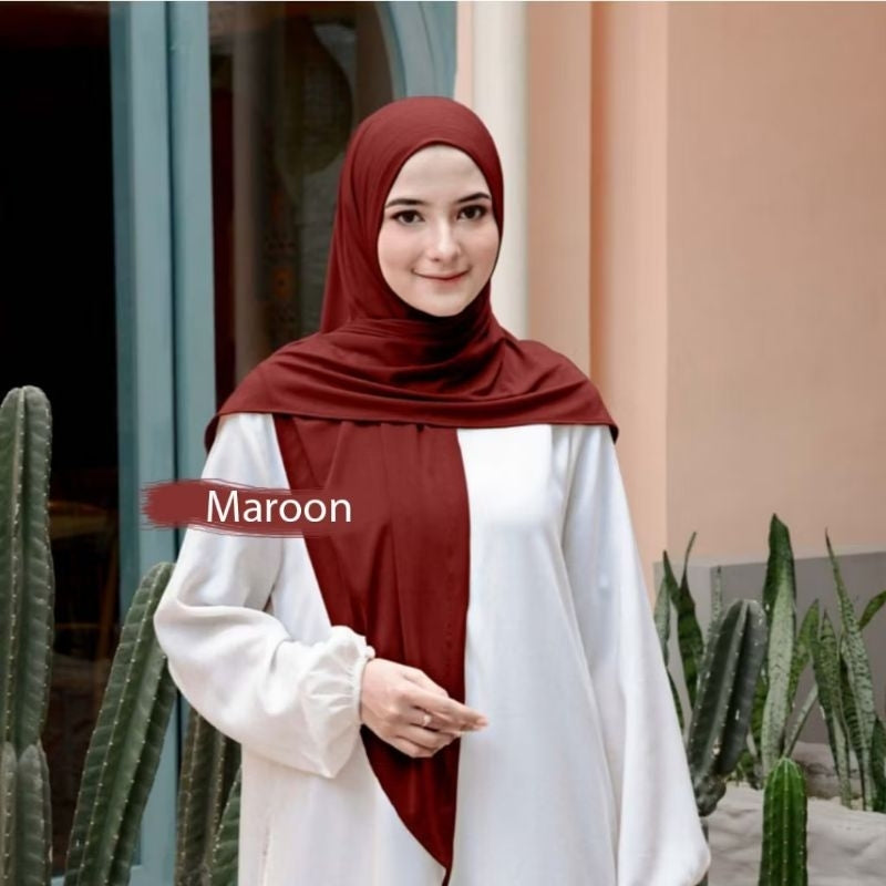 Pekanbaru Hijab Instan Segitiga Jersey Premium