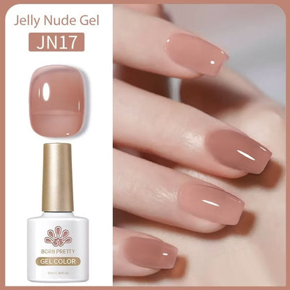 Pekanbaru [Bpom] Born Pretty 10Ml Wine Red Jelly Gel Polish Red Kutek Gel Classic Red Gel