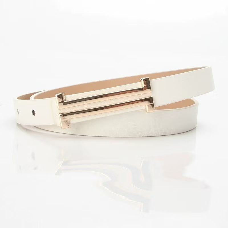 Pekanbaru Ikat Pinggang Gesper Belt Kecil Wanita Bahan Kulit Pu / Tali Pinggang Wanita / Gesper