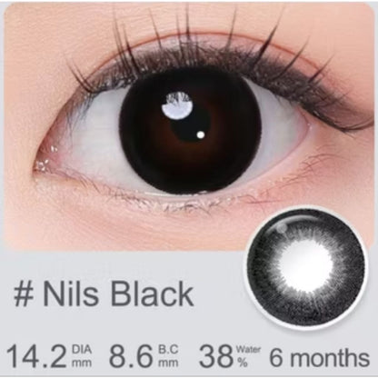 Pekanbaru Magister Softlens Minus Nils Brown Gray 14.2Mm 14.5Mm Lensa Kontak Warna Natural Lens Wedding