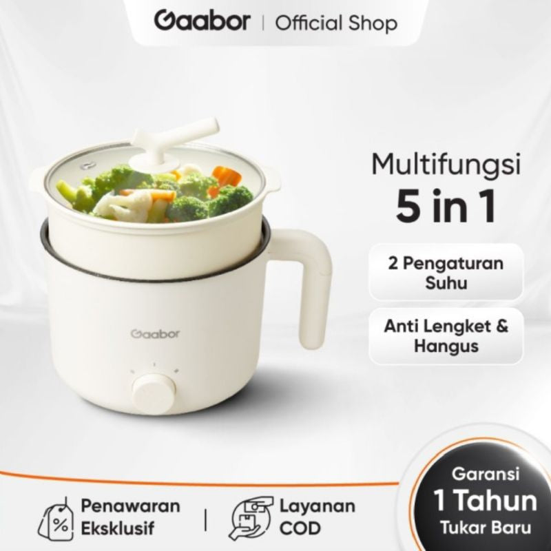 Pekanbaru Panci Listrik Gaabor Gr-N15A 1.5Liter / Panci Listrik Serba Guna Gaabor Grn15A