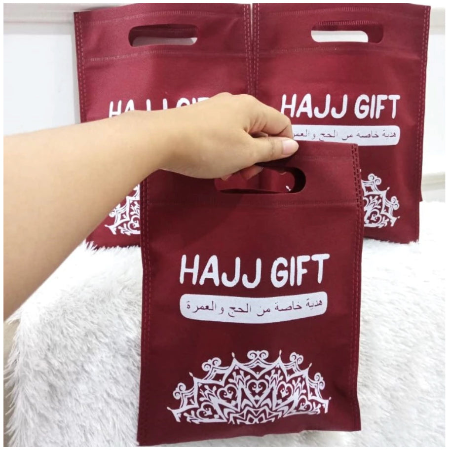 Pekanbaru (1 PCS) Tas Spunbound Oleh-Oleh Umroh Haji Gift Tote Bag Tas Spunbond Hadiah Umrah Hajj Ukuran 20x25cm