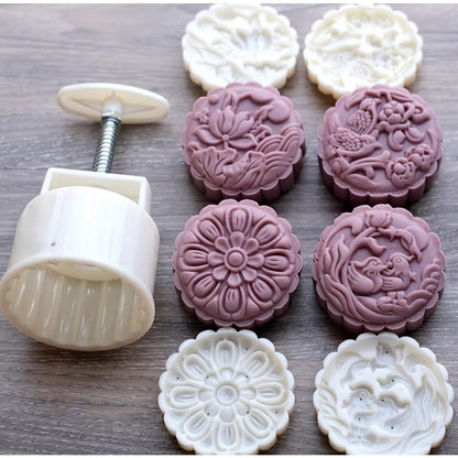 Pekanbaru Cetakan Mooncake / Kue Bulan Plastik Tebal 125Gr