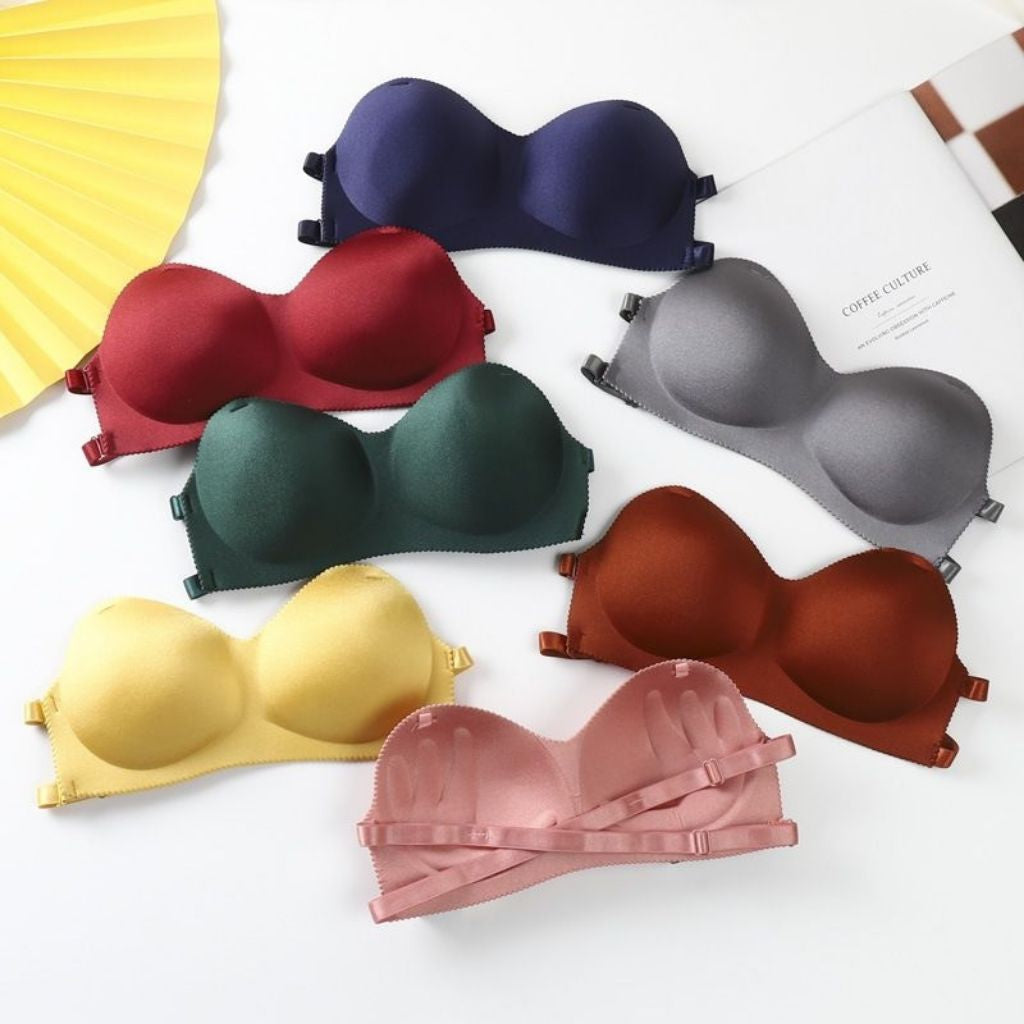 Pekanbaru pakaian wanita Bra set tanpa tali