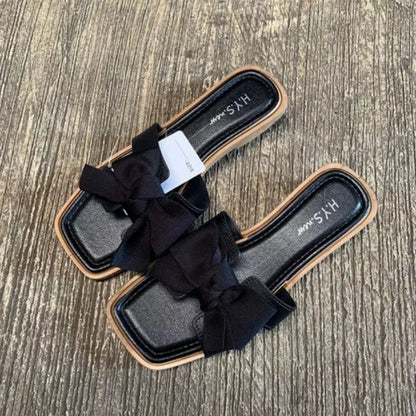 Pekanbaru Sandal Slop Wanita / Sandal Flat Wanita Korea Import / Sandal
