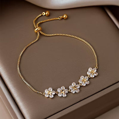 Pekanbaru Gelang Bracelets Fashion Swan Cuff Bracelet With Zircon Women Animal Bird