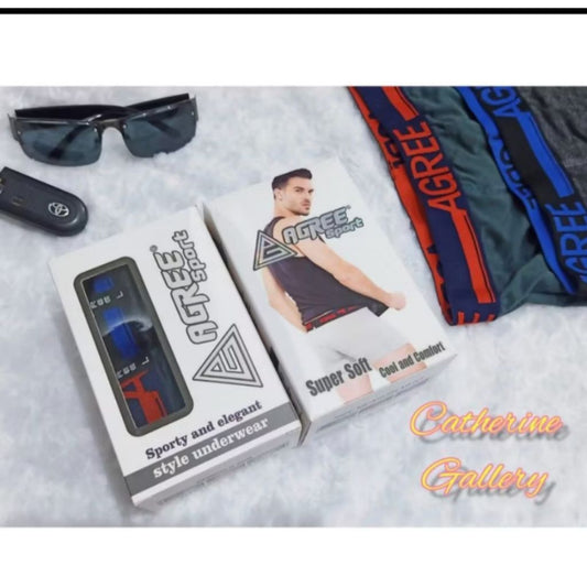 Pekanbaru CD Boxer Agree 6608 A /celana dalam pria murah