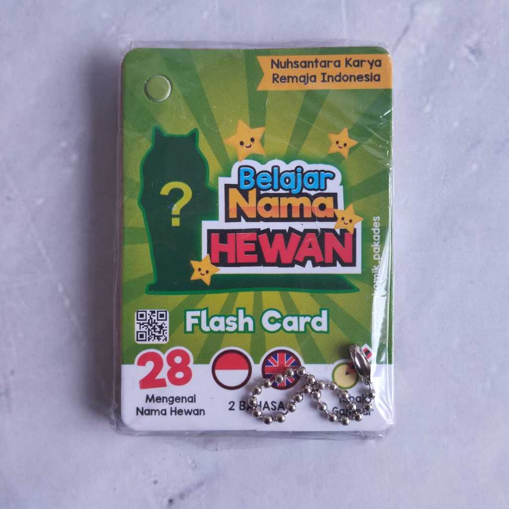 Pekanbaru (YL) Flash Card Mainan Edukasi Anak Kartu Belajar pintar anak Kemas Plastik