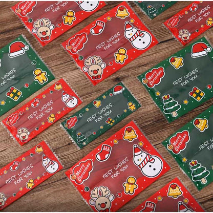 Pekanbaru Plastik Cookies Natal Non-Seal 7X10Cm Per Pack