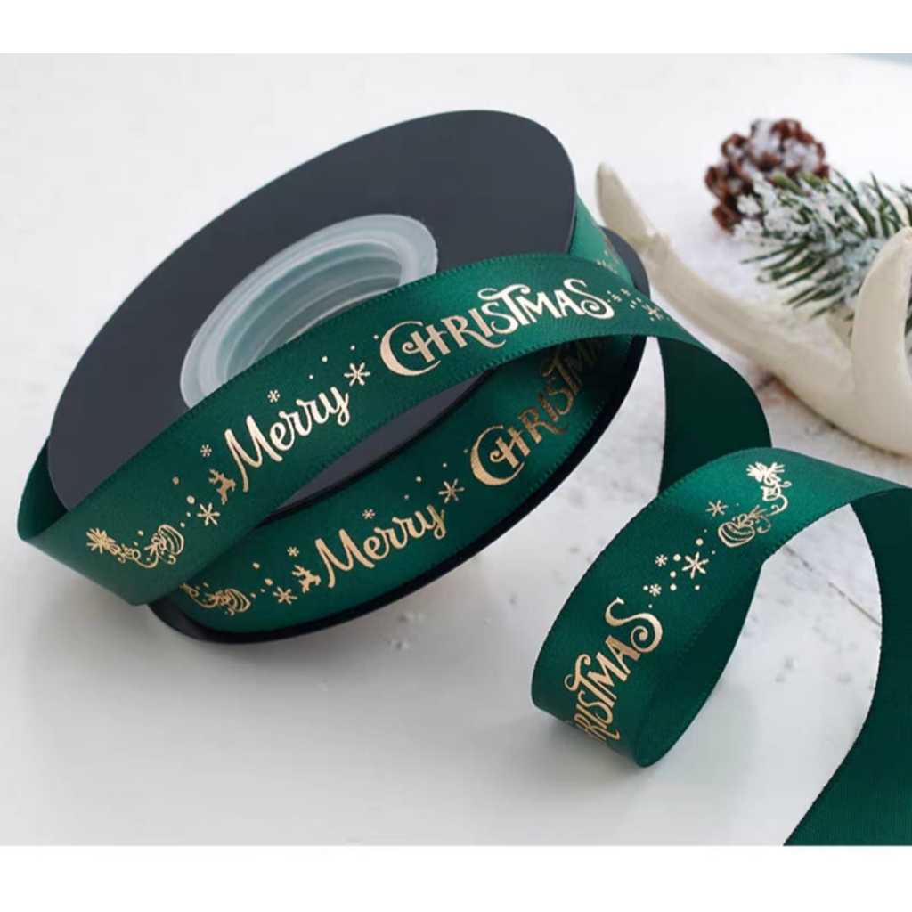 Pekanbaru Christmas Ribbon / Pita Natal Berbagai Jenis Per Meter