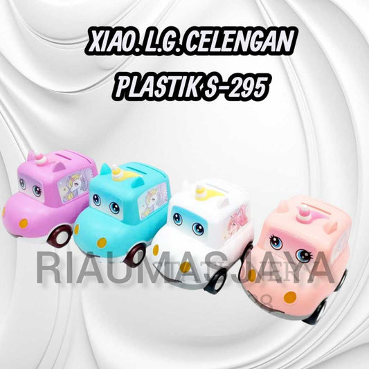 Pekanbaru Xiaolg Celengan Plastik/ Motif Mobil Lucu S-295