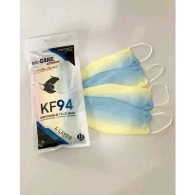 Pekanbaru Masker KF94 1 Pak  Isi 10 pcs Masker Earloop Disposable Face Mask Masker Kesehatan Korea