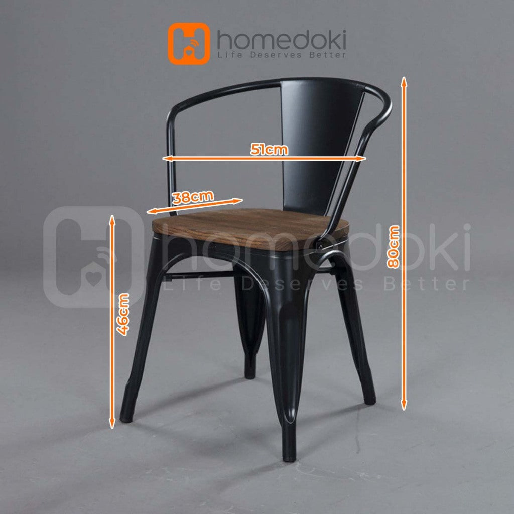 Pekanbaru Homedoki Kursi Bar/Kursi Cafe/Kursi Makan Minimalis/Kursi Makan Besi/Kursi Kantor