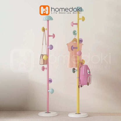 Pekanbaru Homedoki Gantungan Baju Berdiri/Hanger Baju Aesthetic/Rak Gantungan Baju/Rak Mantel Jamur