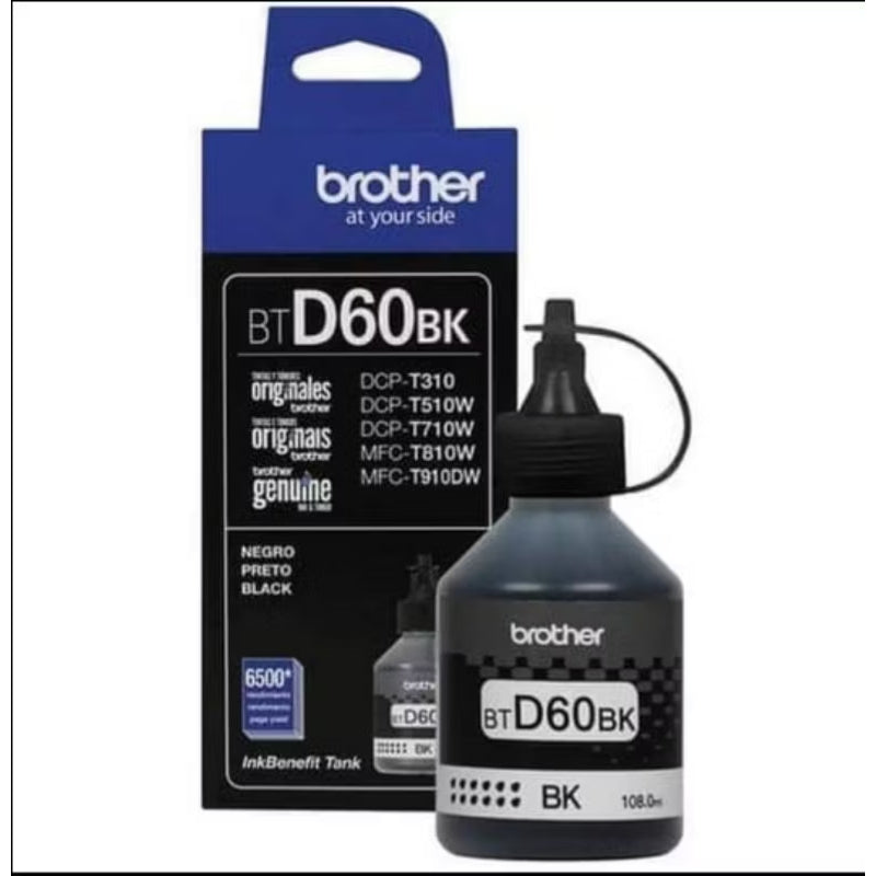 Pekanbaru HR-Tinta Brother BTD60BK BT5000 Refil Premium Untuk Printer DCP T310 T510W T710W T810W Cetak Jelas