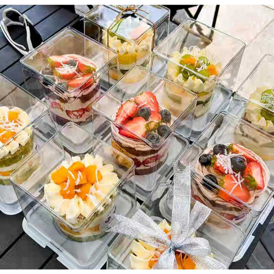 Pekanbaru Box Mika Cake / Kotak Kue Mika Bening