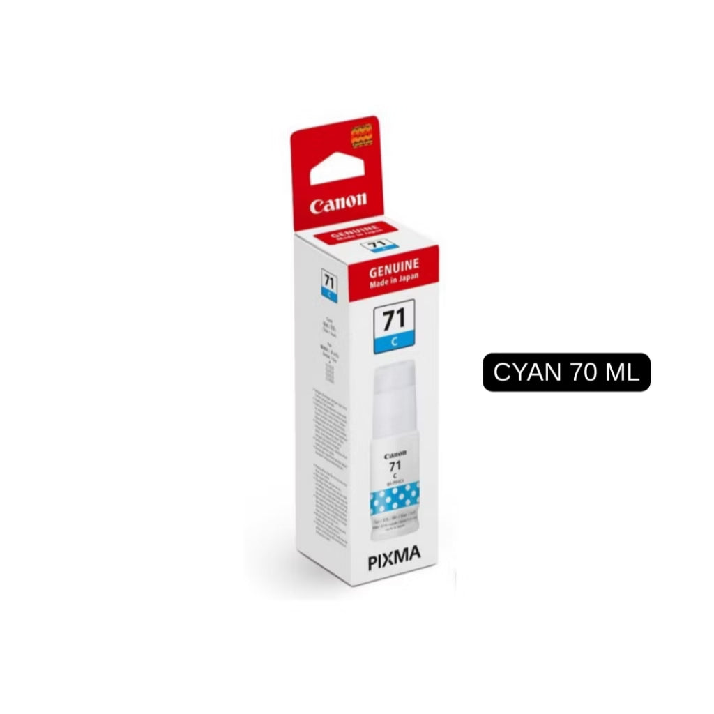 Pekanbaru HR-Tinta Canon PIXMA GI-71 1 Set Refill Premium Untuk Printer Canon G1020, G1730, G1737, G2020, G2730