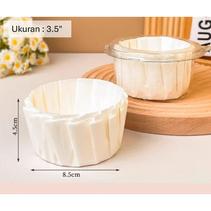 Pekanbaru Baking Paper Basque Cheese Cake Berbagai Ukuran