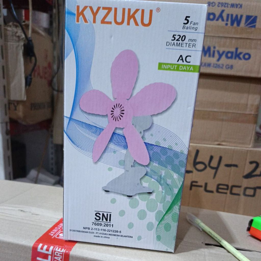 Pekanbaru Kipas Angin Jepit Kyzuku 29W 520Mm