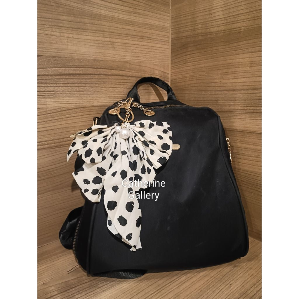 Pekanbaru Hanya 3 Hari Diskon Khusus : Gantungan Tas wanita  Pita Mutiara Clarice Cantik/keychain