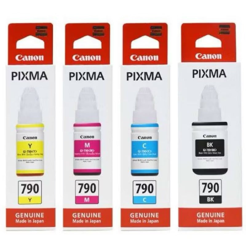 Pekanbaru HR-Tinta Canon PIXMA GI 790 PREMIUM ( 1 SET ) Refill Premium Untuk Printer G1000 G2000 G2002 G3000