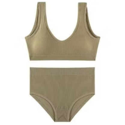 Pekanbaru Bra Tank Top Wanita Sepasang 6608 Model Vneck Sport Wanita One Set