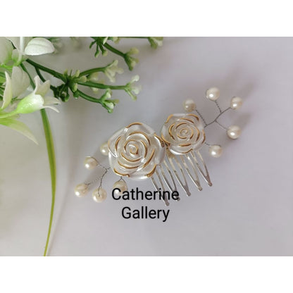 Pekanbaru Sirkam Bridesmaid Sirkam Sanggul Rambut Mutiara Premium Handmade