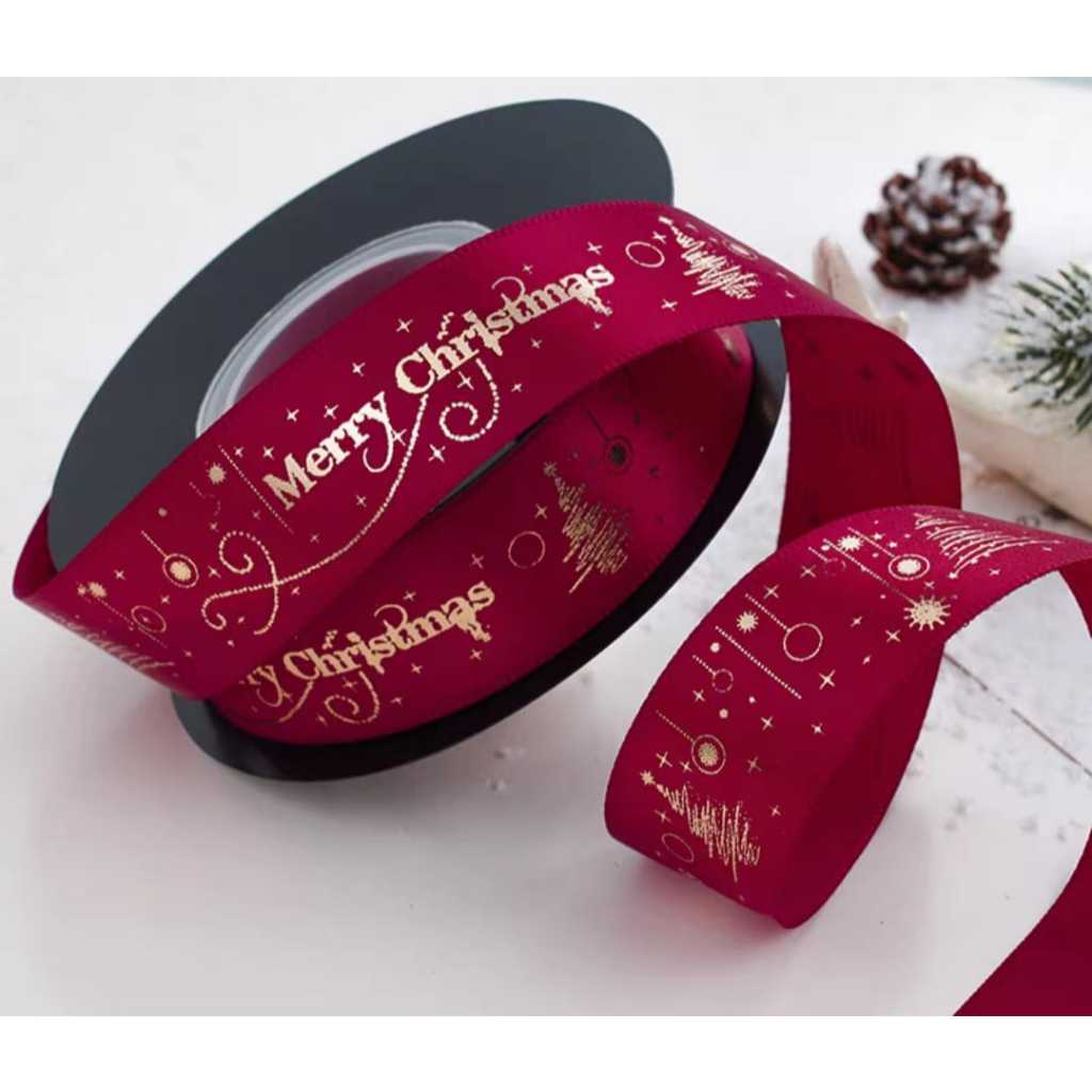Pekanbaru Christmas Ribbon / Pita Natal Berbagai Jenis Per Meter