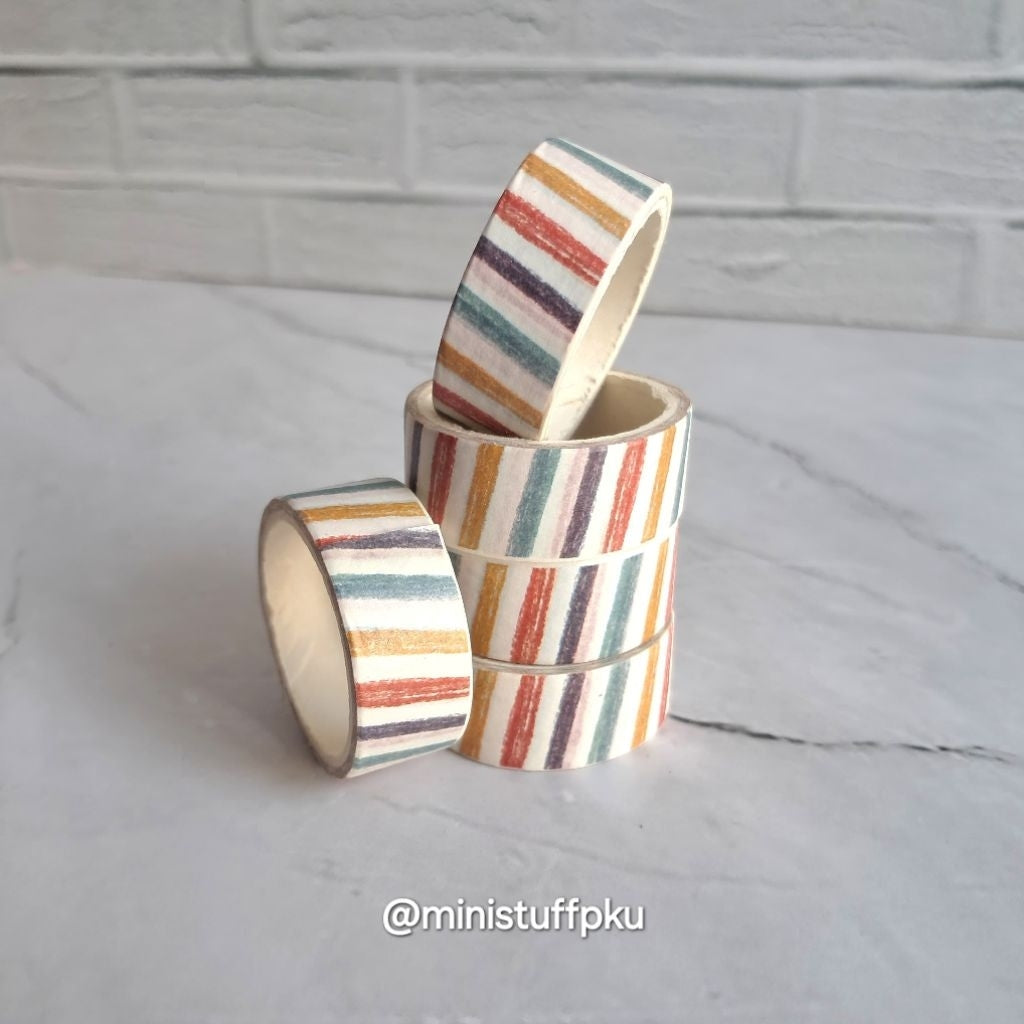 Pekanbaru WASHI TAPE PAPER MASKING TAPE MOTIF UNIK LUCU PER 1 PCS