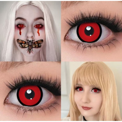 Pekanbaru Softlens Cosplay, Koleksi Lensa Seni Gotik, Diameter: 14.50Mm Anime Hantu