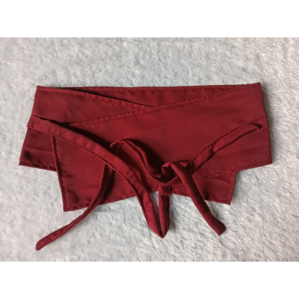 Pekanbaru Obi belt satin premium, toyobo/ ikat pinggang wanita kekinian Obi belt batik/polos Homemade
