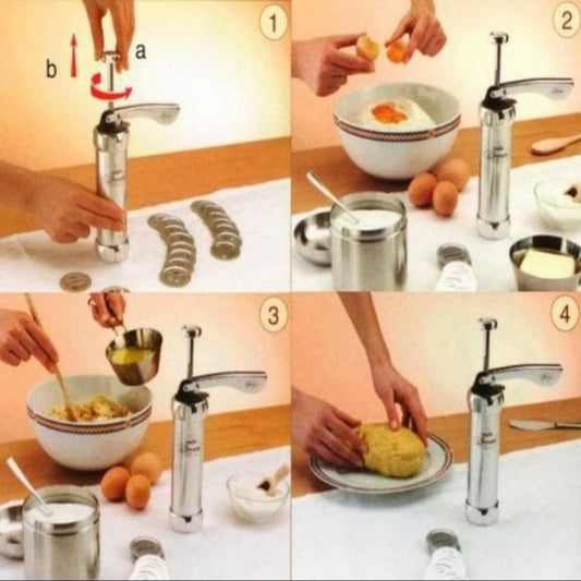 Pekanbaru 1Set Alat Cetakan Biskuit Mekar Kue Kering Cetakan Kue Biskuit & Cooking Maker