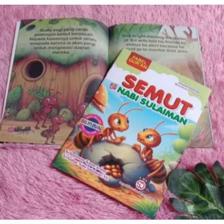 Pekanbaru Buku Cerita Fabel Qur'an Bergambar Bilingual Buku Dongeng Dalam Al-Qur'an Terbaru