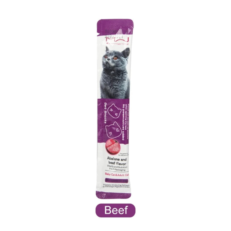 Pekanbaru HR-Peien MCJ Snack Kucing hewan peliharaan Makanan Kucing Basah Batang Cat Stick 15gr Cat Treats Cat Food Strip