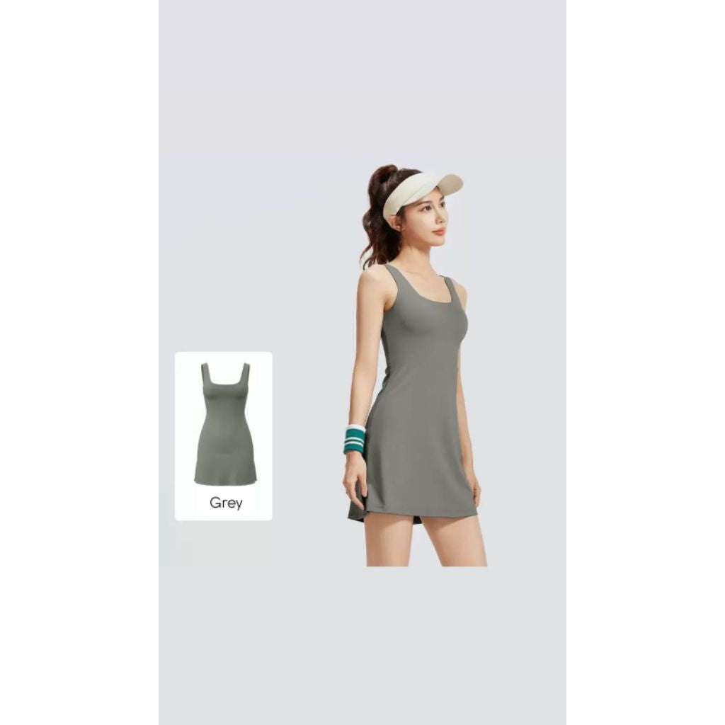 Pekanbaru JevyActive - Lolly Dress - Dress Olahraga Jumsuit - Rok Padel Tennis Golf Olahraga Wanita